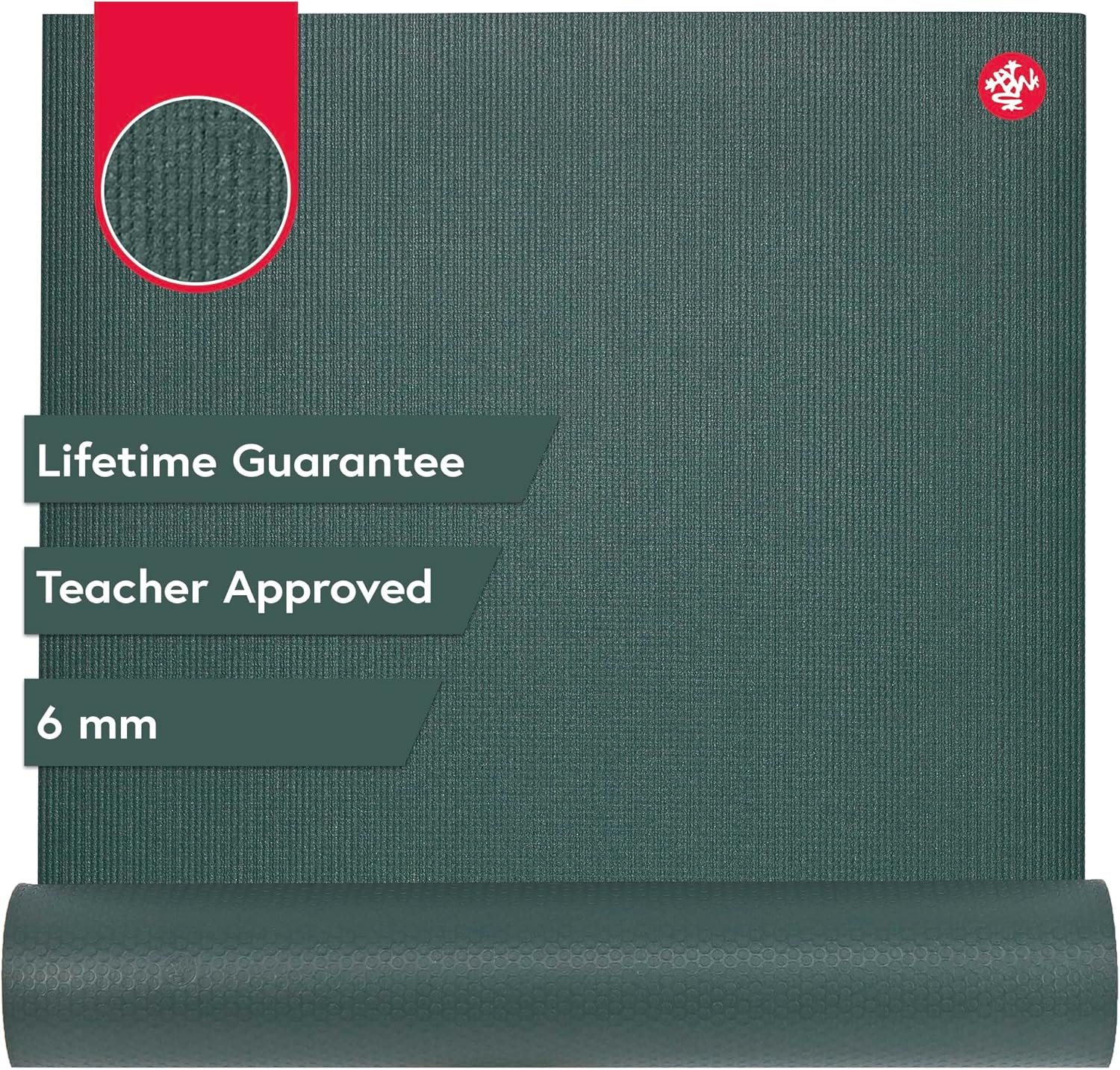 Manduka PRO Yoga Mat – 6mm | Lifetime Durability | Hygienic Construction | Premium Studio Quality | Teacher Approved