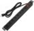 BTU Power Strip Surge Protector Rack-Mount PDU, 8 Right Angle Outlets Wide-Spaced, Mountable Power Strip Heavy Duty for Server Racks, Commercial, 300J,ETL (Black 6FT)