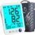 Blood Pressure Monitor Upper Arm Large LED Backlit Screen 1000 Sets Memory Automatic Digital BP Machine Adjustable BP Cuff 4 Batteries